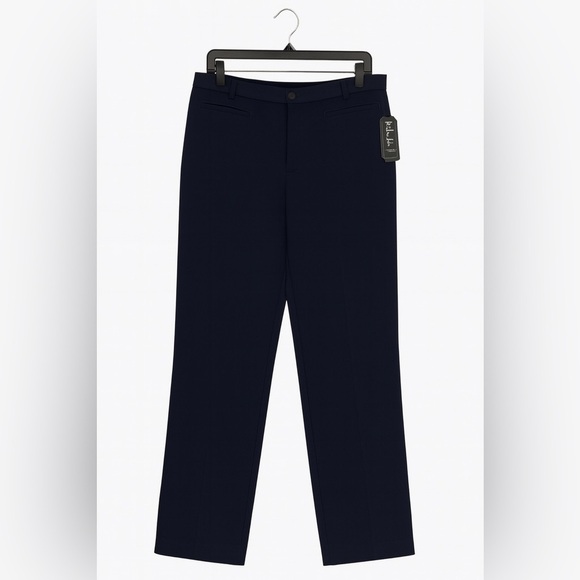 Rafaella 2-Way Stretch Women’s Navy Blue Dress Pants Size 12 Classic Fit – NWT - Picture 1 of 2